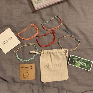 5 Ohana Bracelets + Lightning Bolt Ring!!